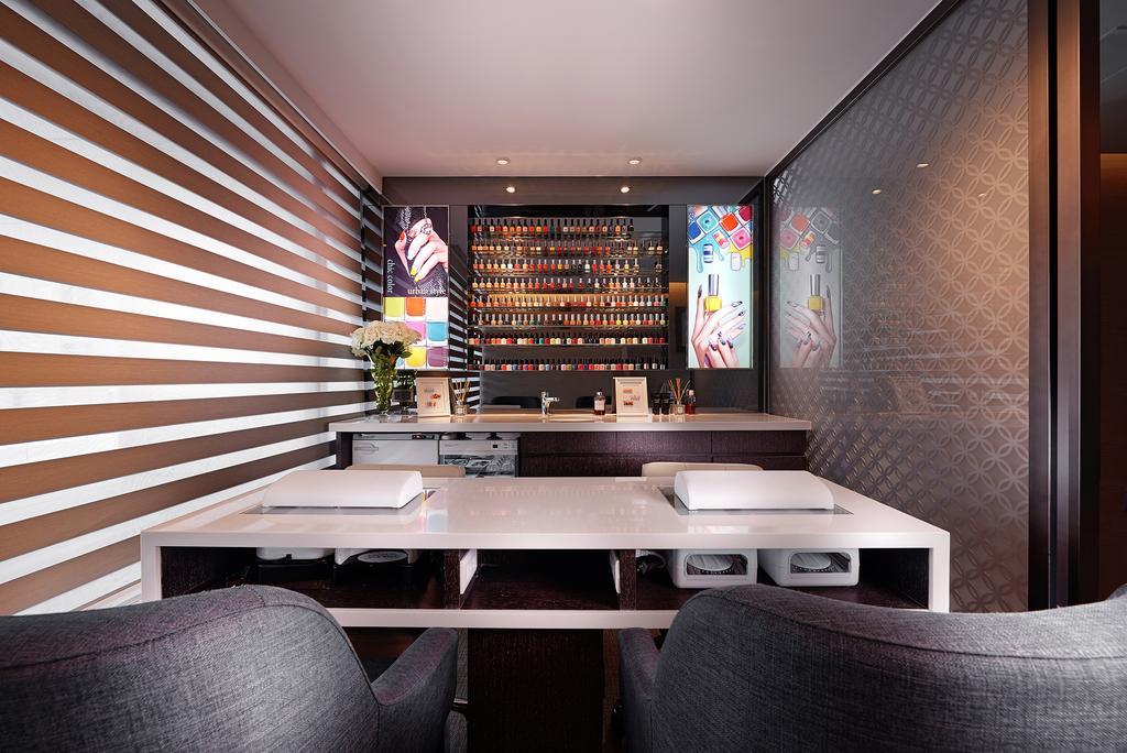 Humble House Taipei, Curio Collection By Hilton Hotel Exterior foto 3D interior visualization of a lounge